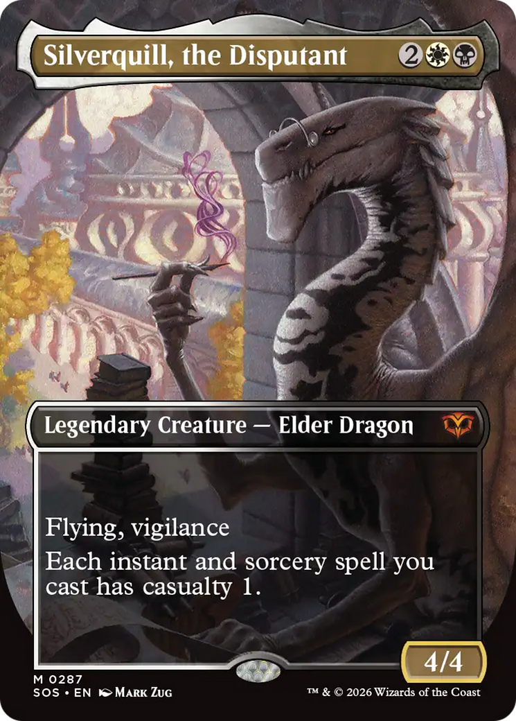 Silverquill, the Disputant (Borderless) [Secrets of Strixhaven] | Impulse Games and Hobbies