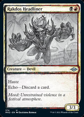 Rakdos Headliner (Sketch) [Modern Horizons 2] | Impulse Games and Hobbies