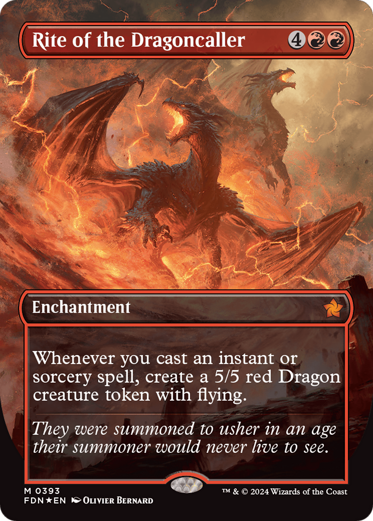 Rite of the Dragoncaller (Mana Foil) [Foundations] | Impulse Games and Hobbies