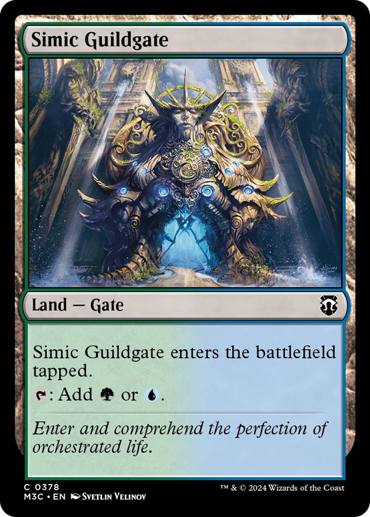 Simic Guildgate (Ripple Foil) [Modern Horizons 3 Commander] | Impulse Games and Hobbies