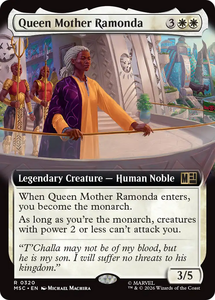 Queen Mother Ramonda (Extended Art) [Marvel Super Heroes Commander] | Impulse Games and Hobbies