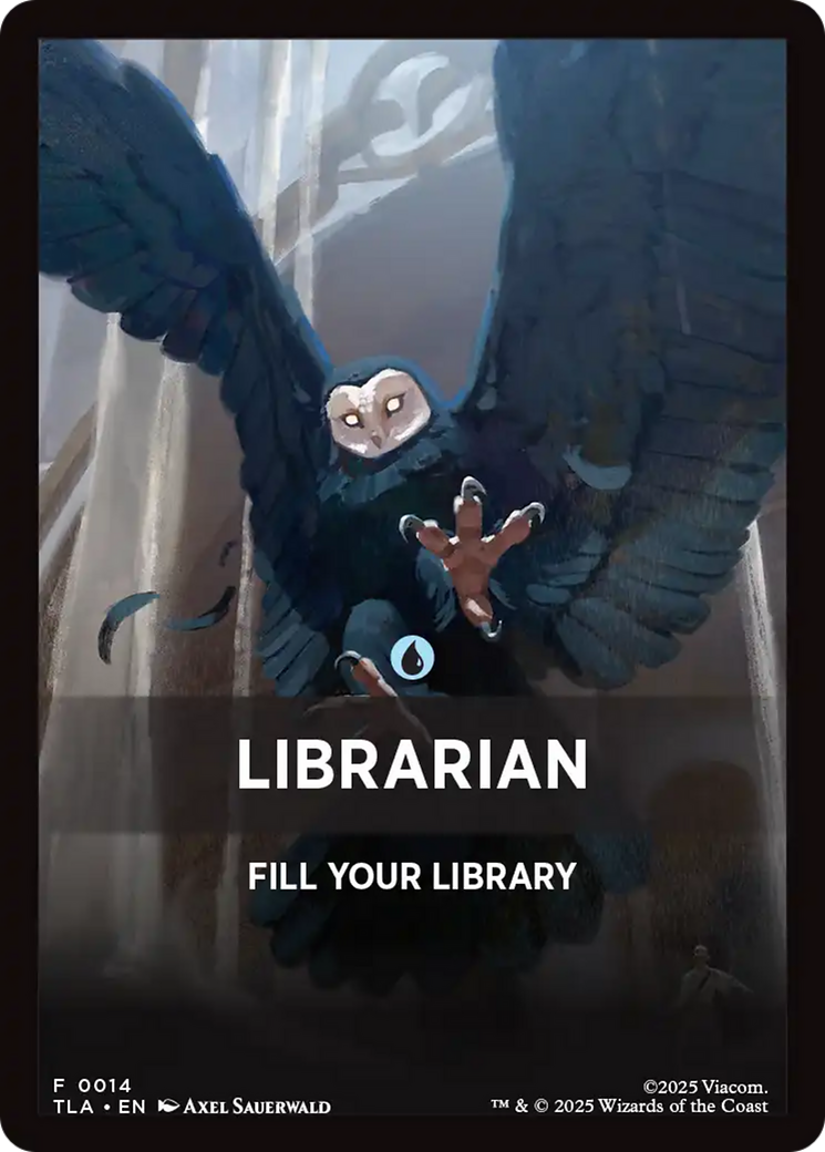 Librarian Theme Card [Avatar: The Last Airbender Tokens] | Impulse Games and Hobbies