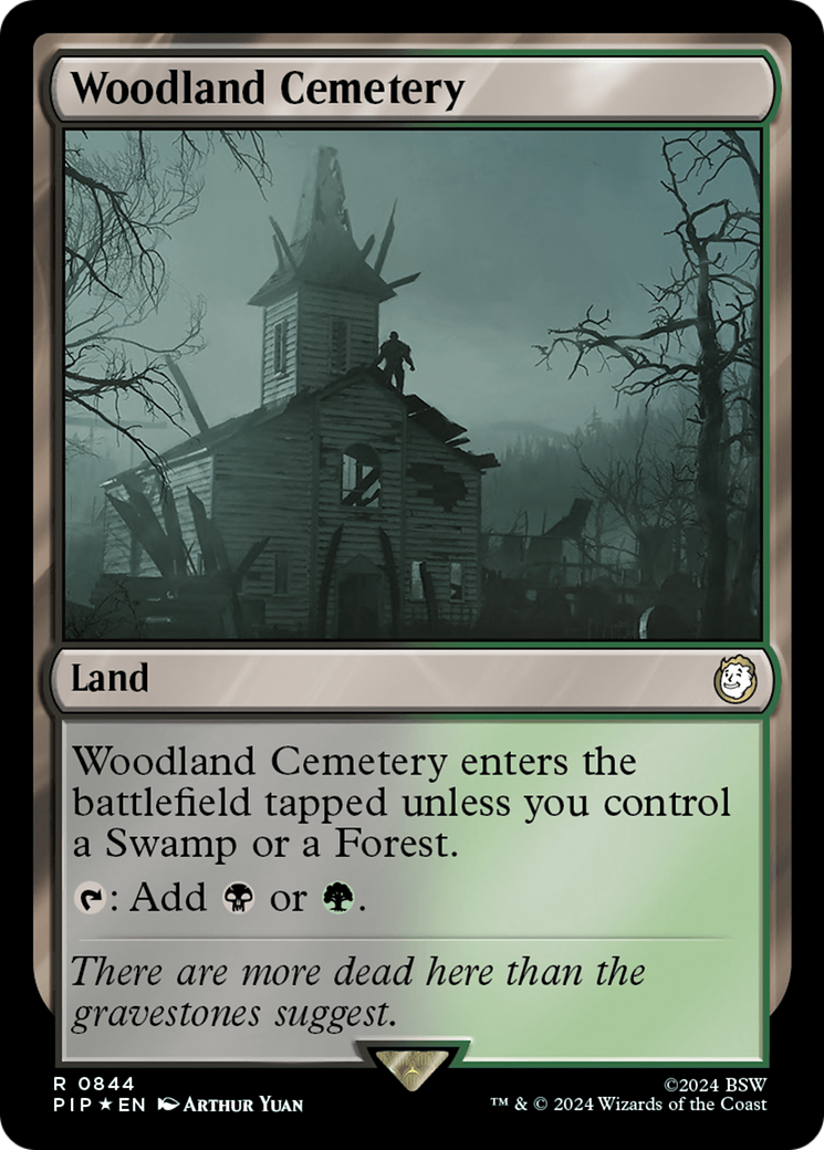 Woodland Cemetery (Surge Foil) [Fallout] | Impulse Games and Hobbies