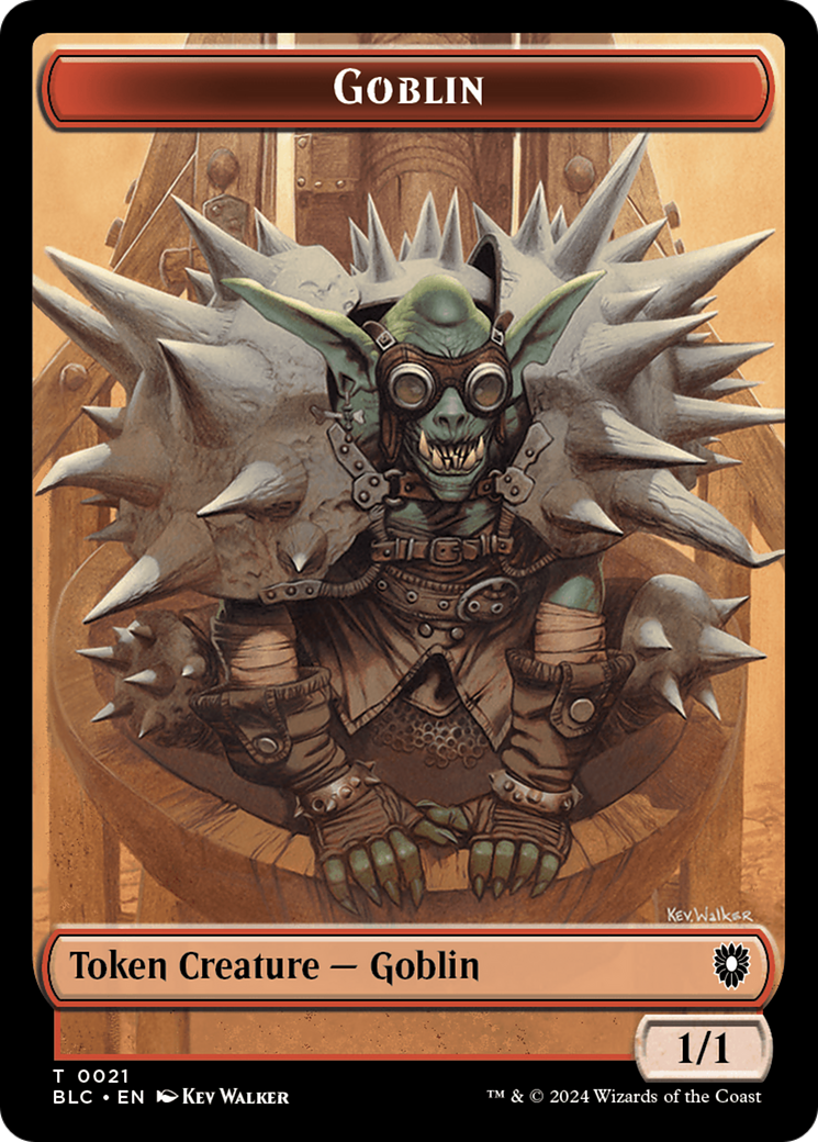 Illusion // Goblin Double-Sided Token [Bloomburrow Commander Tokens] | Impulse Games and Hobbies