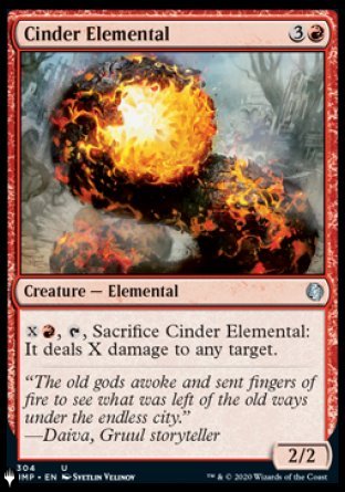 Cinder Elemental [The List] | Impulse Games and Hobbies