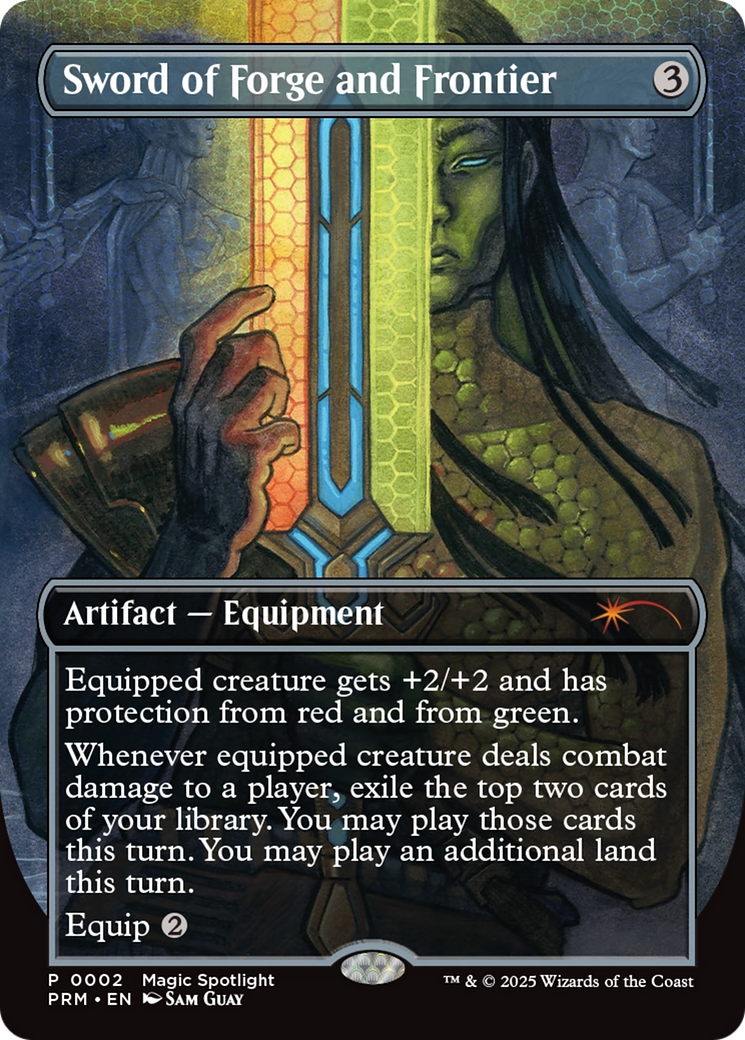 Sword of Forge and Frontier (Borderless) [Wizards Play Network 2025] | Impulse Games and Hobbies