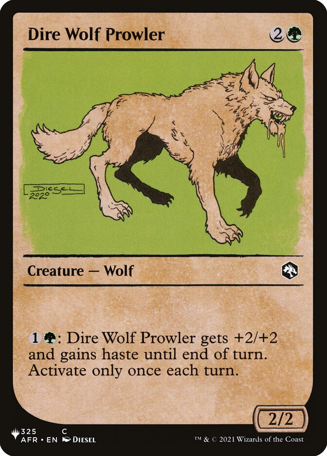 Dire Wolf Prowler (Showcase) [The List] | Impulse Games and Hobbies
