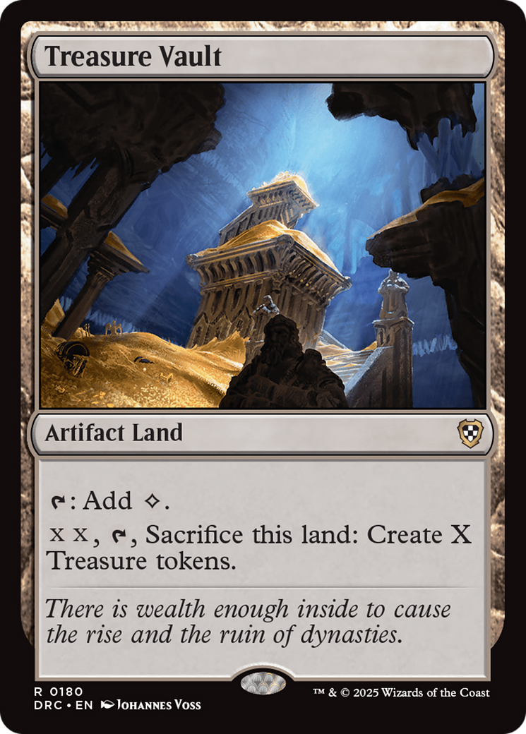 Treasure Vault [Aetherdrift Commander] | Impulse Games and Hobbies