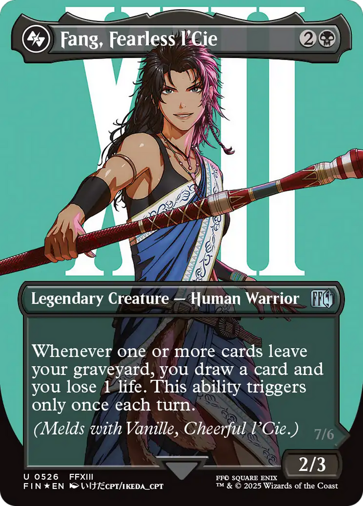 Fang, Fearless l'Cie (Borderless) (Surge Foil) [FINAL FANTASY] | Impulse Games and Hobbies
