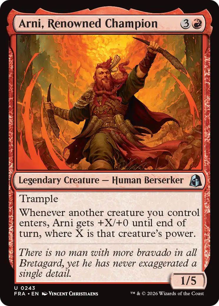 Arni, Renowned Champion [Reality Fracture] | Impulse Games and Hobbies