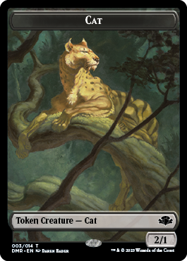Cat Token (003) [Dominaria Remastered Tokens] | Impulse Games and Hobbies