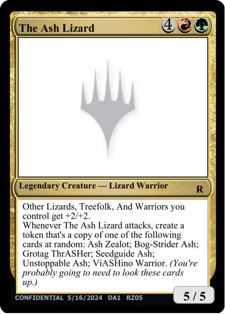 The Ash Lizard [Unknown Event] | Impulse Games and Hobbies