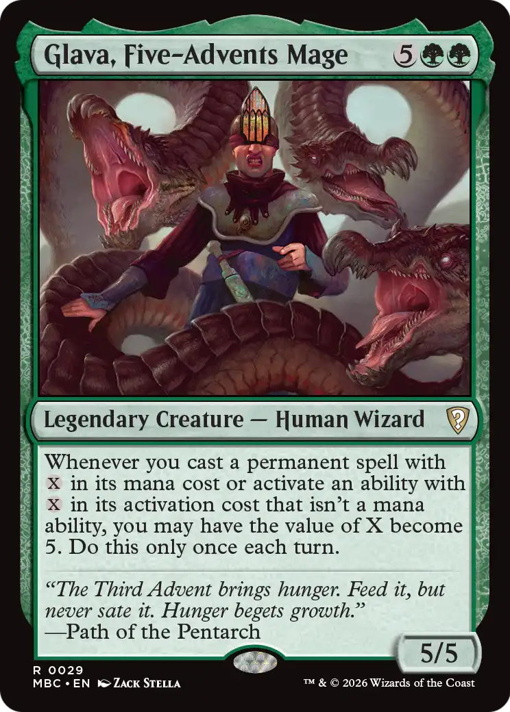 Glava, Five-Advents Mage [Mystery Booster: Commander Edition] | Impulse Games and Hobbies