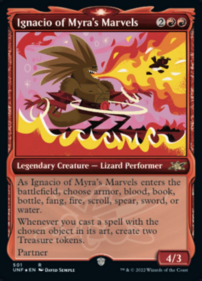 Ignacio of Myra's Marvels (Showcase) (Galaxy Foil) [Unfinity] | Impulse Games and Hobbies