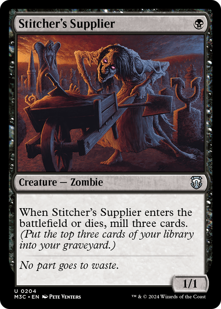 Stitcher's Supplier (Ripple Foil) [Modern Horizons 3 Commander] | Impulse Games and Hobbies