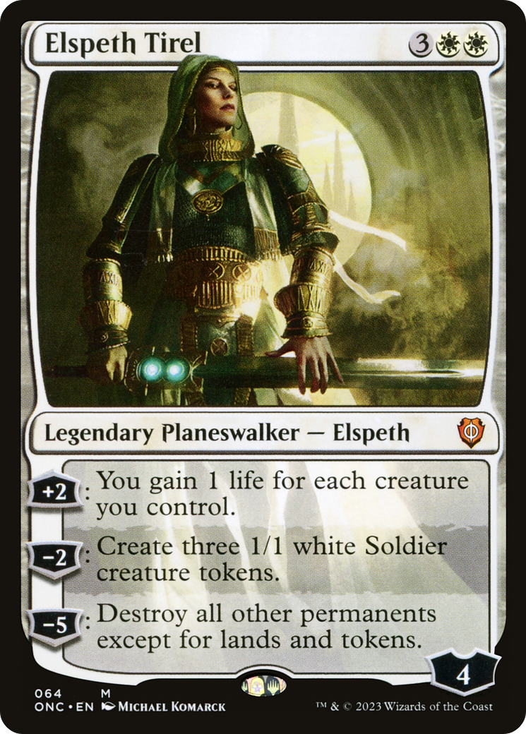 Elspeth Tirel [Phyrexia: All Will Be One Commander] | Impulse Games and Hobbies