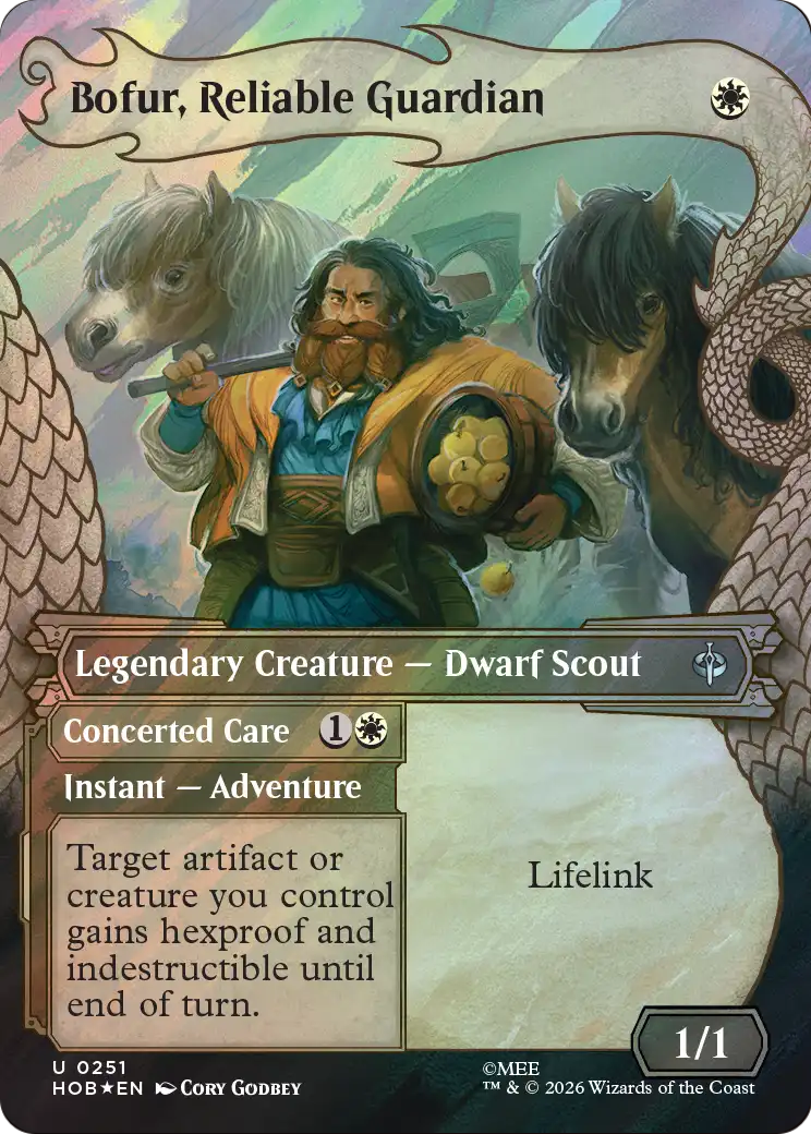 Bofur, Reliable Guardian (Showcase) (Surge Foil) [The Hobbit] | Impulse Games and Hobbies
