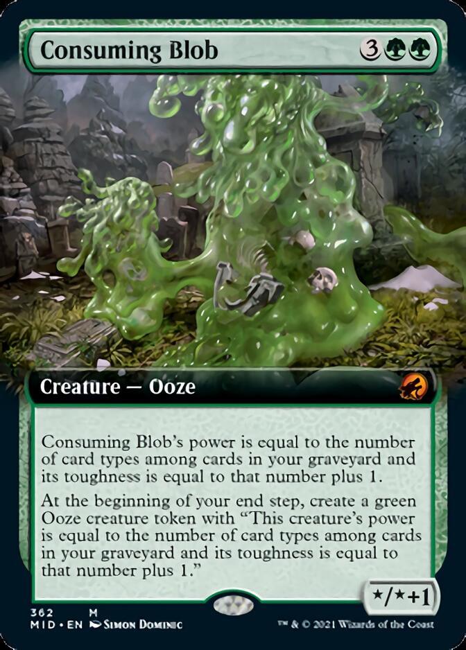 Consuming Blob (Extended Art) [Innistrad: Midnight Hunt] | Impulse Games and Hobbies