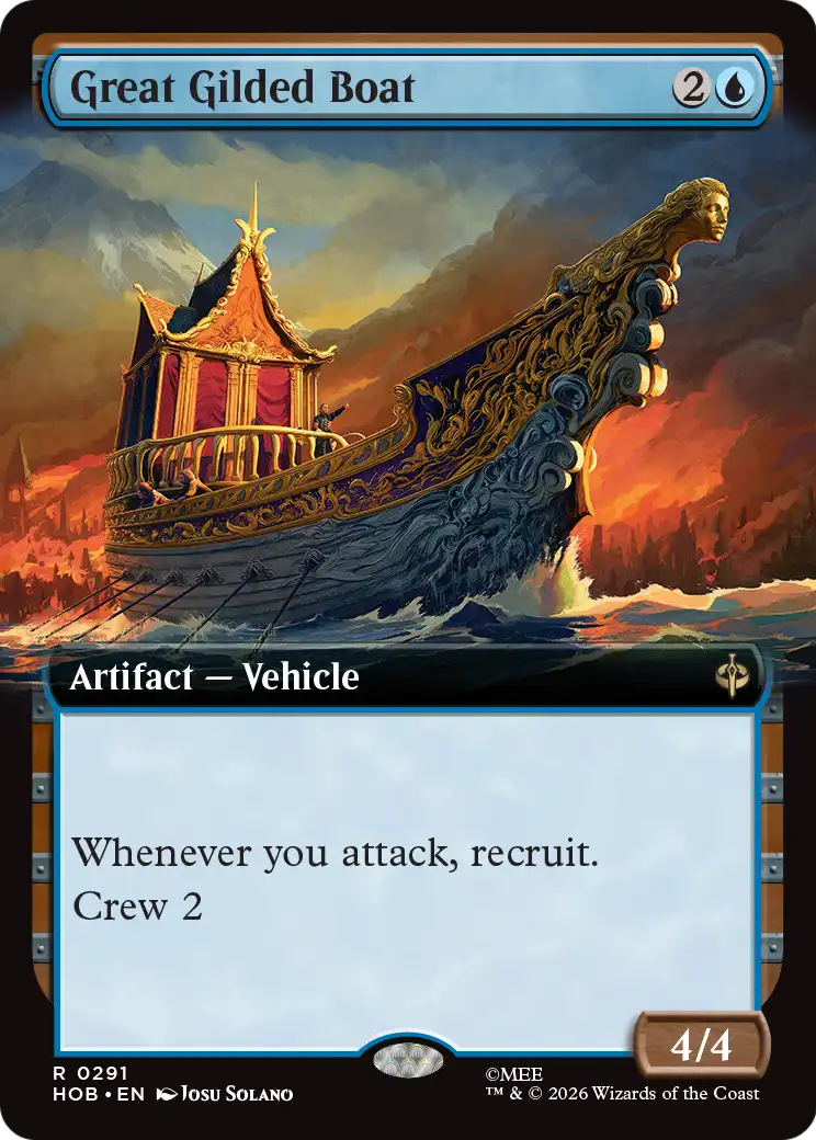 Great Gilded Boat (Extended Art) [The Hobbit] | Impulse Games and Hobbies