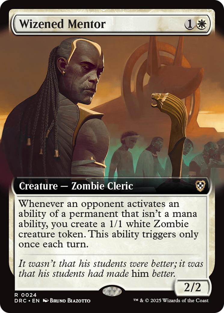 Wizened Mentor (Extended Art) [Aetherdrift Commander] | Impulse Games and Hobbies