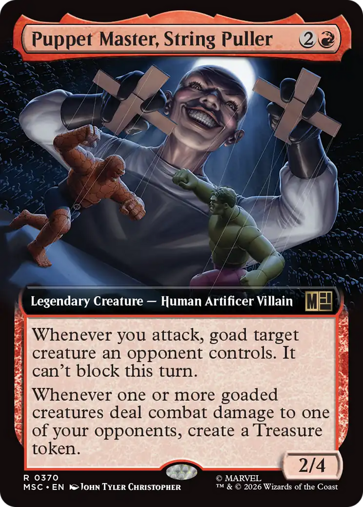 Puppet Master, String Puller (Extended Art) [Marvel Super Heroes Commander] | Impulse Games and Hobbies