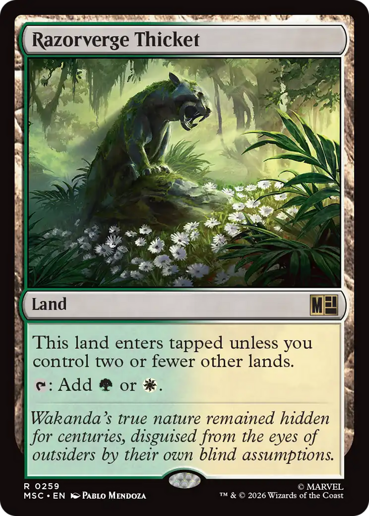 Razorverge Thicket [Marvel Super Heroes Commander] | Impulse Games and Hobbies