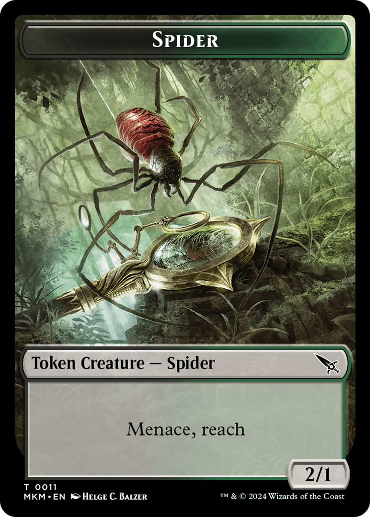 Spider Token [Murders at Karlov Manor Tokens] | Impulse Games and Hobbies