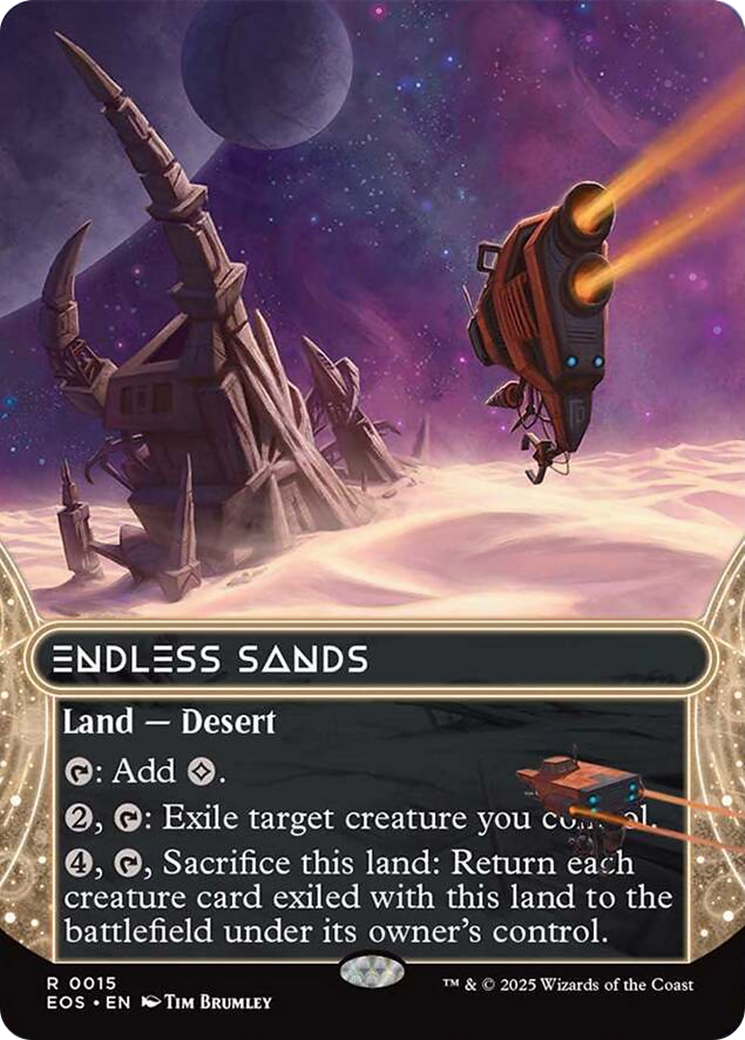 Endless Sands (0008) (Borderless) [Edge of Eternities: Stellar Sights] | Impulse Games and Hobbies