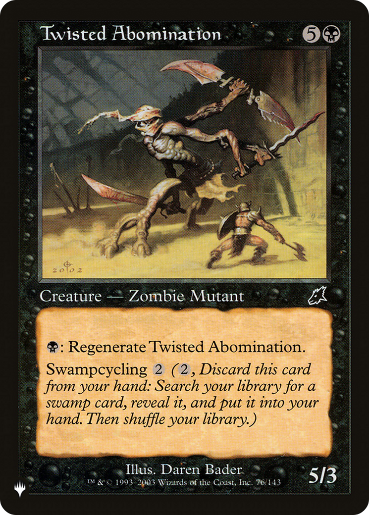 Twisted Abomination [The List Reprints] | Impulse Games and Hobbies