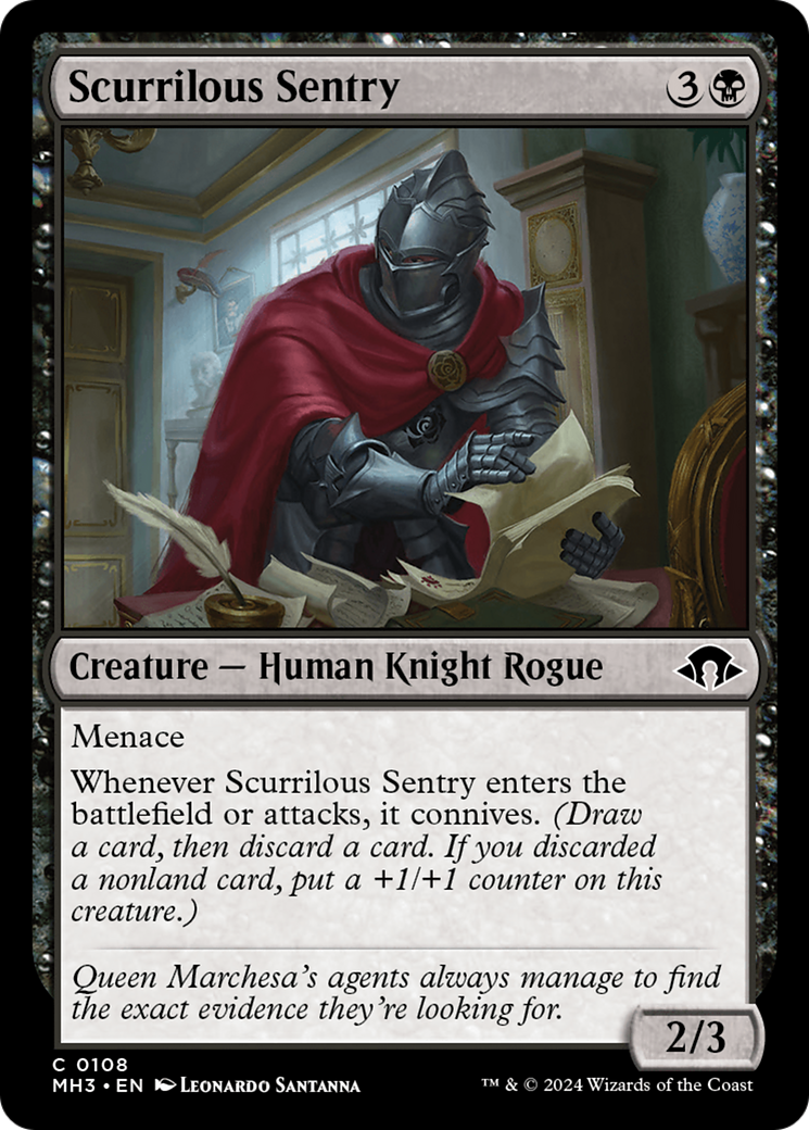 Scurrilous Sentry [Modern Horizons 3] | Impulse Games and Hobbies