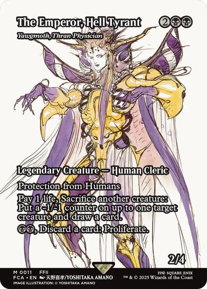 The Emperor, Hell Tyrant - Yawgmoth, Thran Physician (Showcase) [FINAL FANTASY : Through the Ages] | Impulse Games and Hobbies