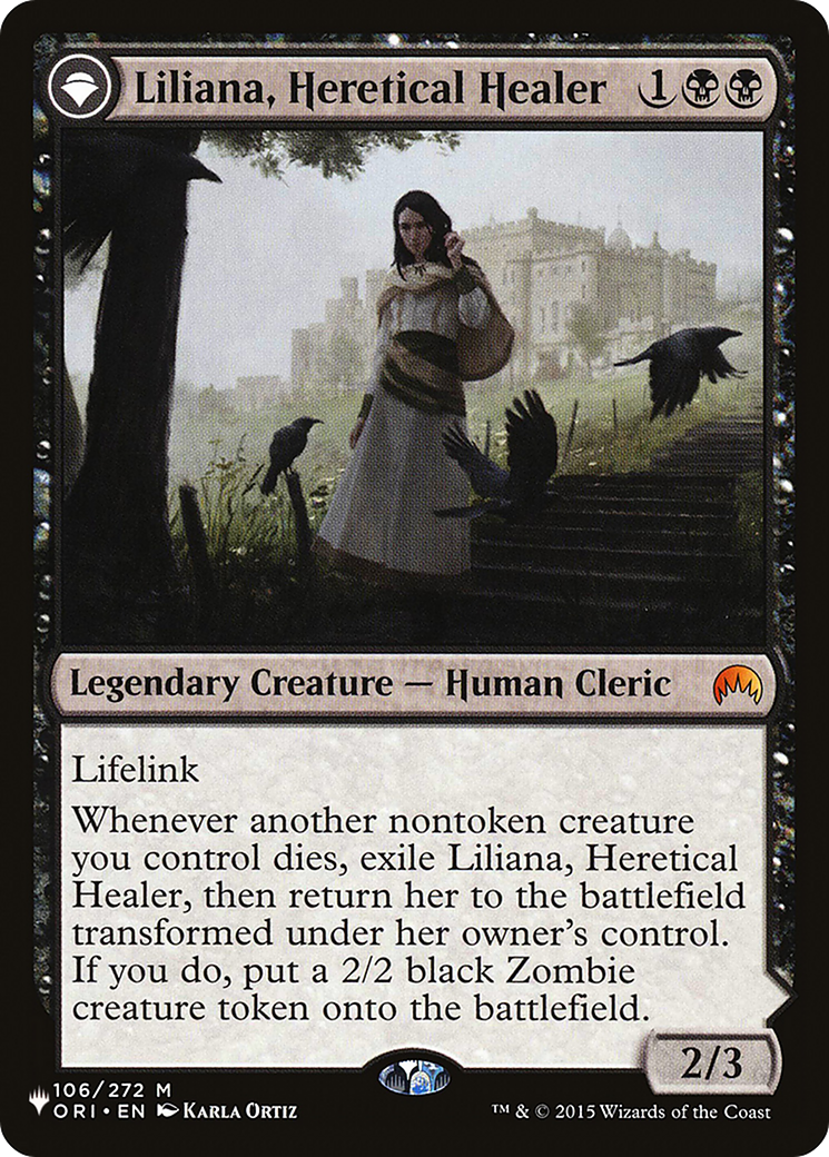 Liliana, Heretical Healer // Liliana, Defiant Necromancer [Secret Lair: From Cute to Brute] | Impulse Games and Hobbies