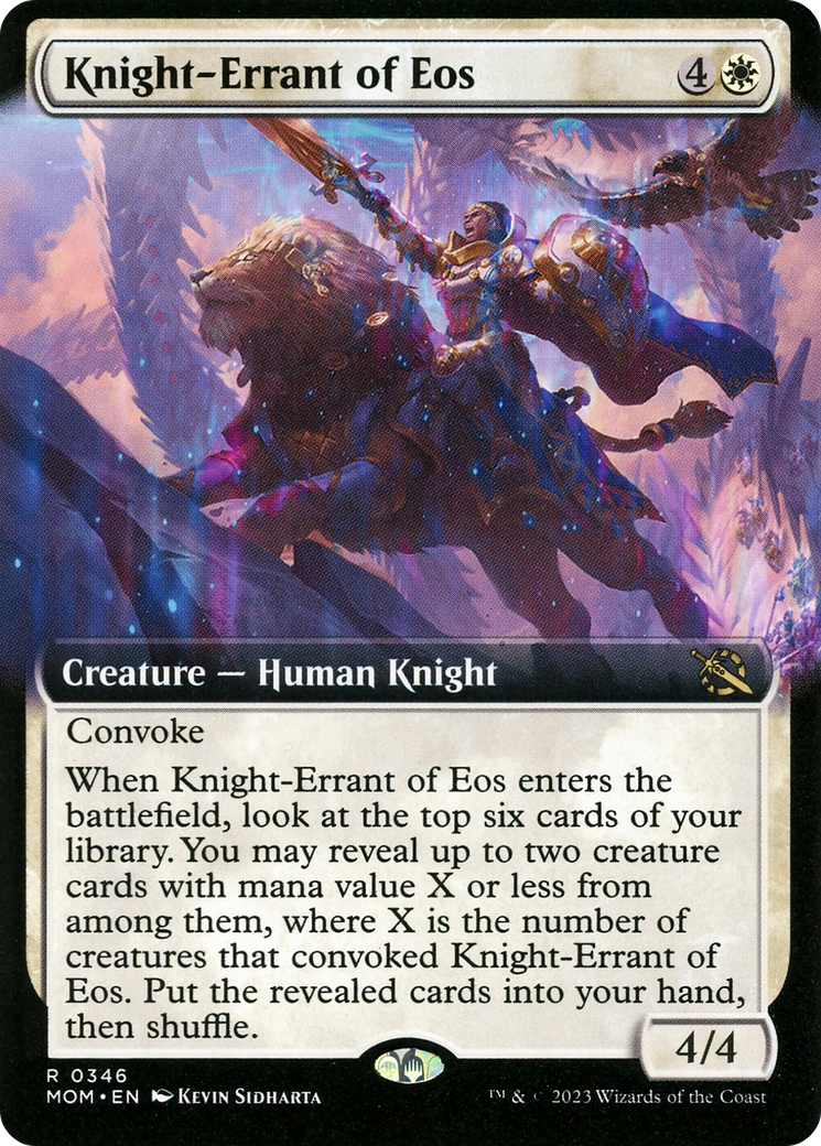 Knight-Errant of Eos (Extended Art) [March of the Machine] | Impulse Games and Hobbies