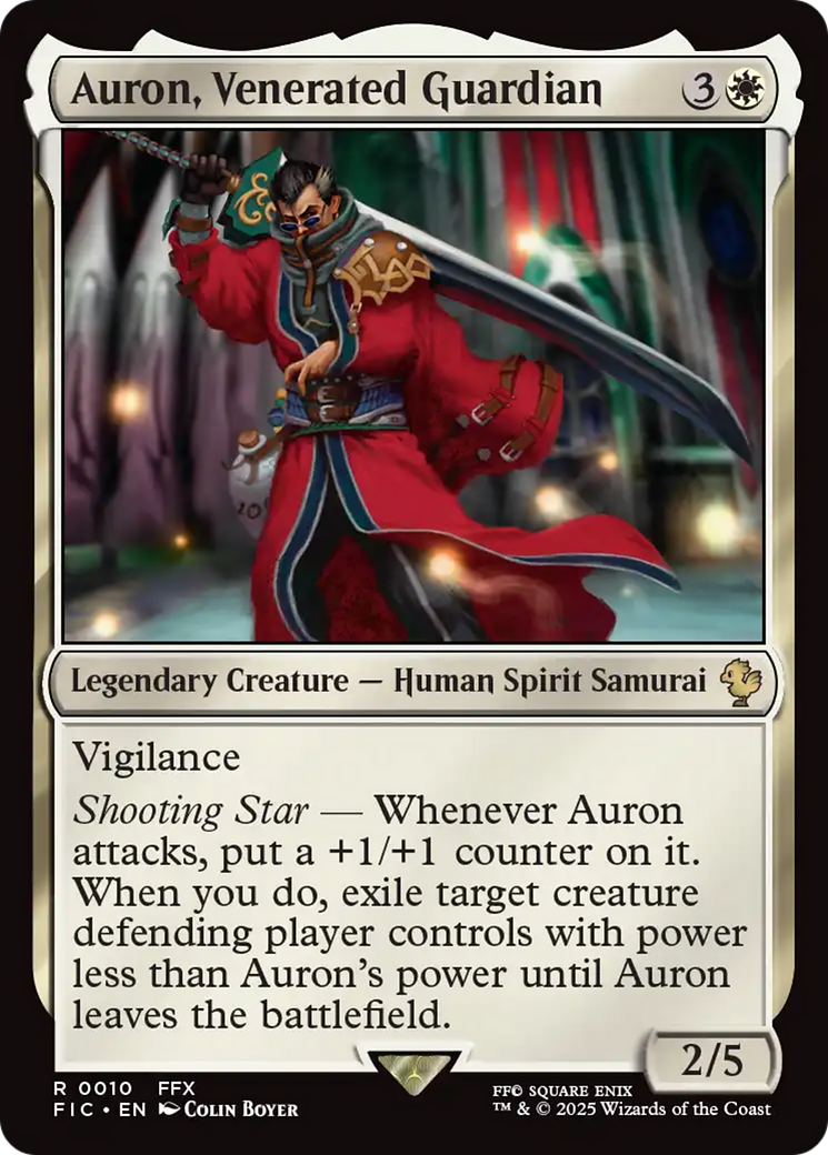 Auron, Venerated Guardian [FINAL FANTASY Commander] | Impulse Games and Hobbies