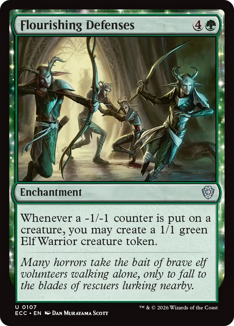 Flourishing Defenses [Lorwyn Eclipsed Commander] | Impulse Games and Hobbies