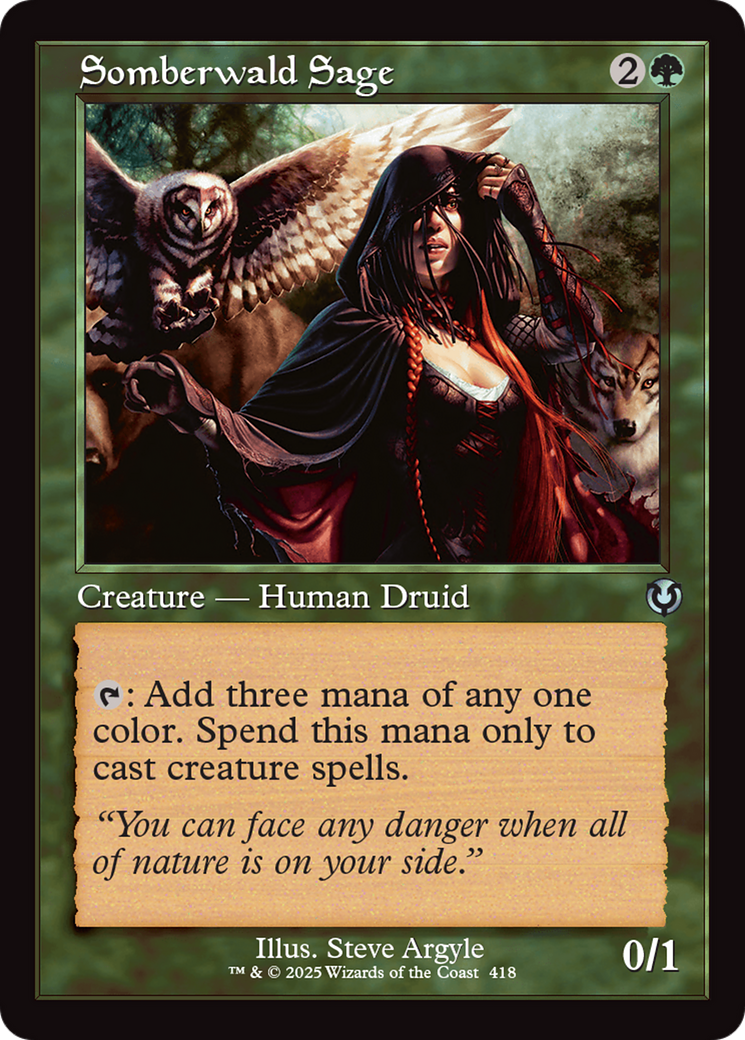 Somberwald Sage (Retro Frame) [Innistrad Remastered] | Impulse Games and Hobbies