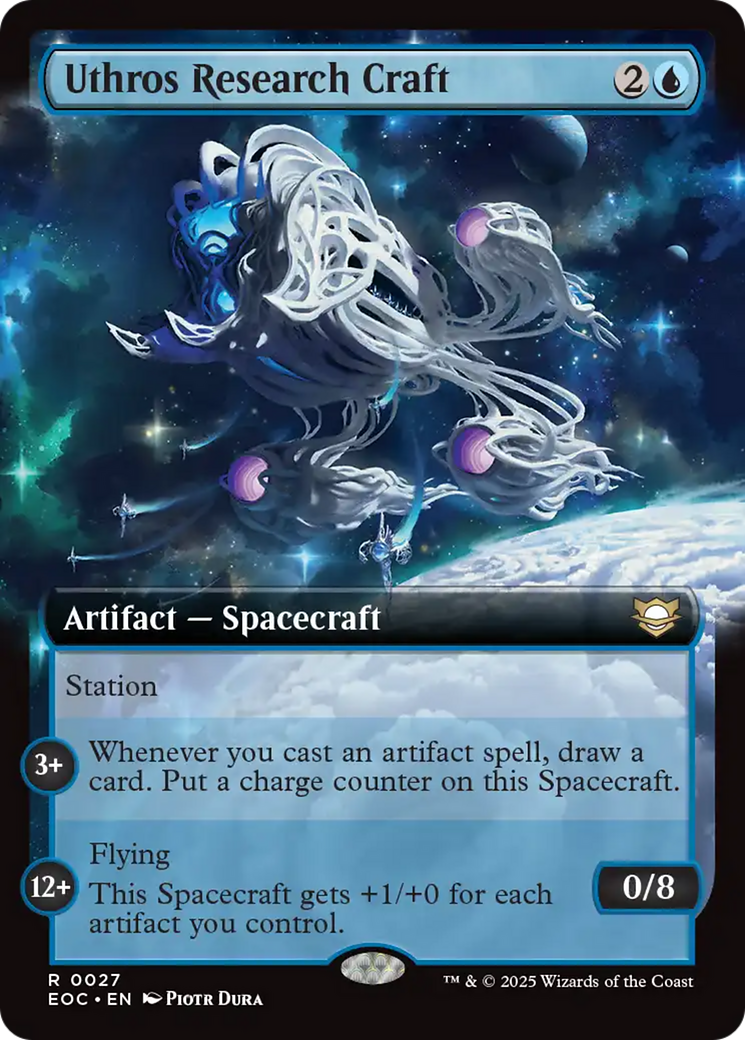 Uthros Research Craft (Extended Art) [Edge of Eternities Commander] | Impulse Games and Hobbies