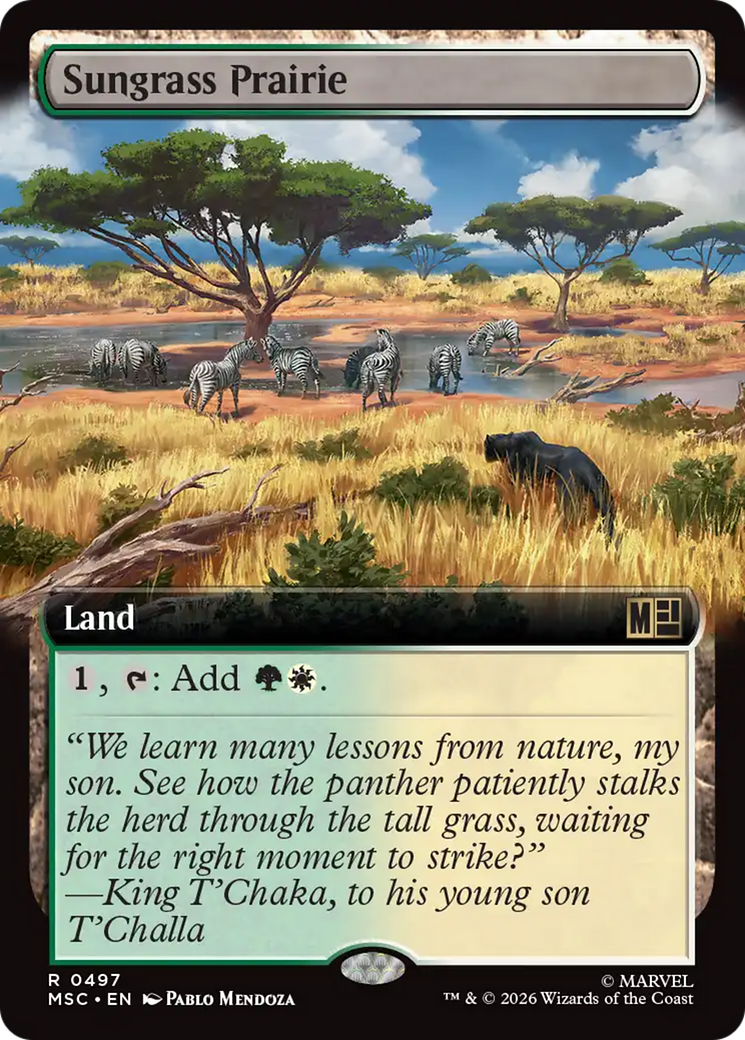 Sungrass Prairie (Extended Art) [Marvel Super Heroes Commander] | Impulse Games and Hobbies