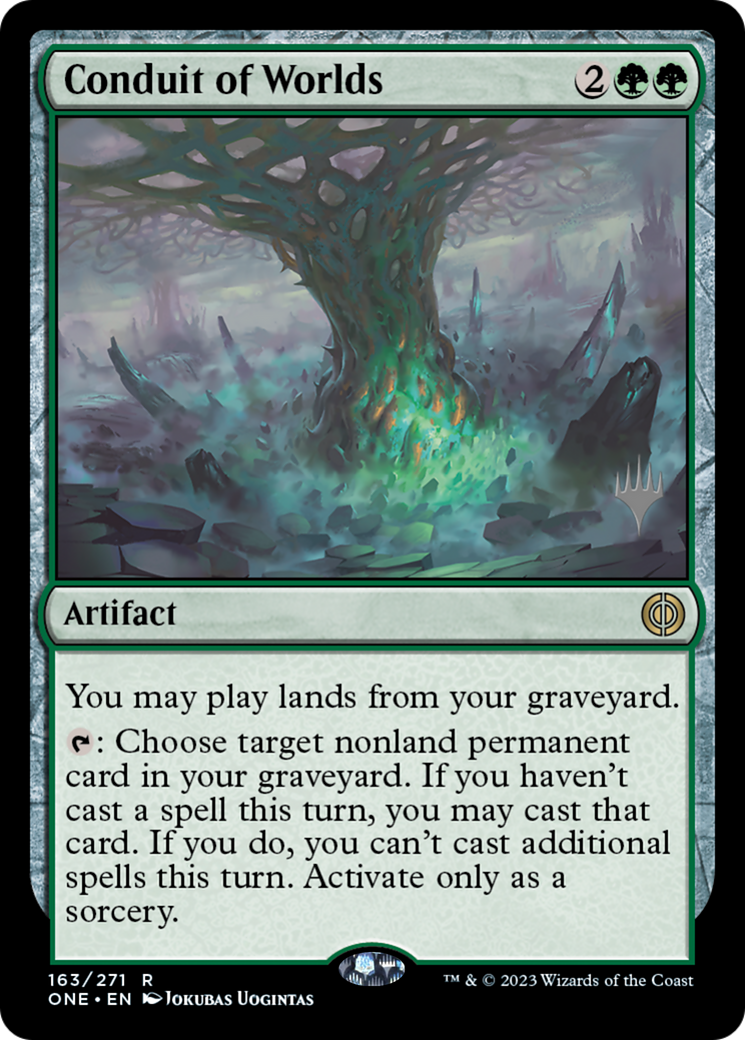 Conduit of Worlds (Promo Pack) [Phyrexia: All Will Be One Promos] | Impulse Games and Hobbies