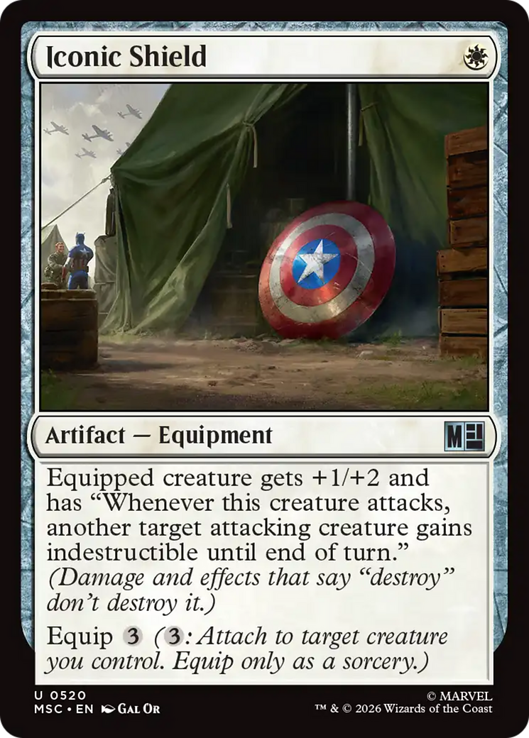 Iconic Shield [Marvel Super Heroes Commander] | Impulse Games and Hobbies