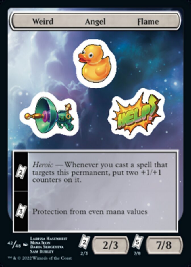 Weird Angel Flame [Unfinity Stickers] | Impulse Games and Hobbies