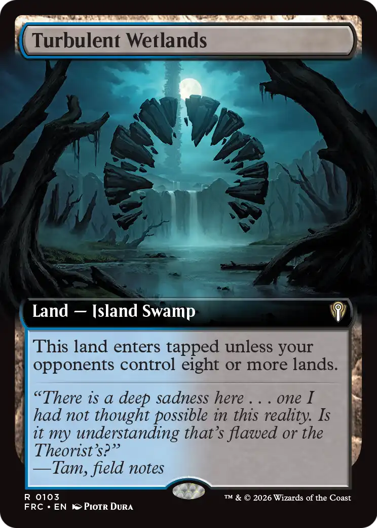 Turbulent Wetlands (Extended Art) [Reality Fracture Commander] | Impulse Games and Hobbies