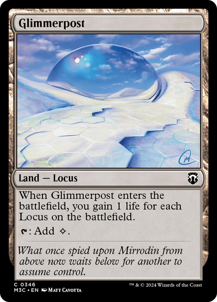 Glimmerpost (Ripple Foil) [Modern Horizons 3 Commander] | Impulse Games and Hobbies