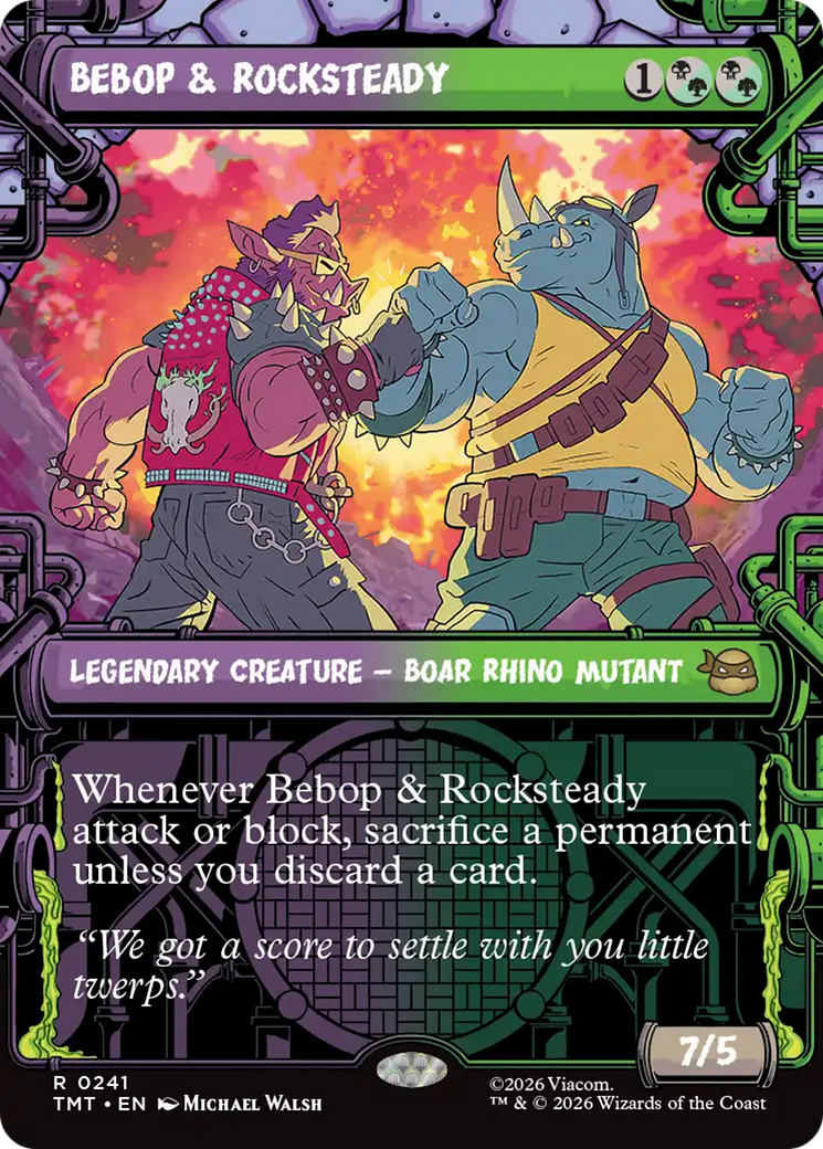 Bebop & Rocksteady (Showcase) [Teenage Mutant Ninja Turtles] | Impulse Games and Hobbies