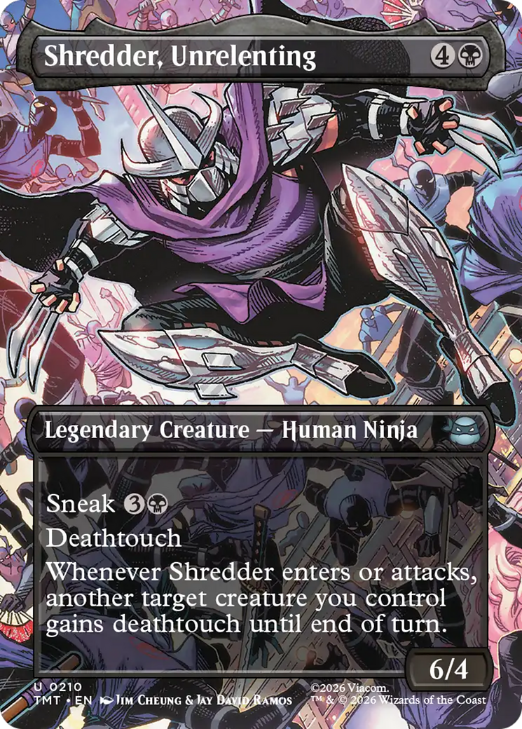 Shredder, Unrelenting (Borderless) [Teenage Mutant Ninja Turtles] | Impulse Games and Hobbies