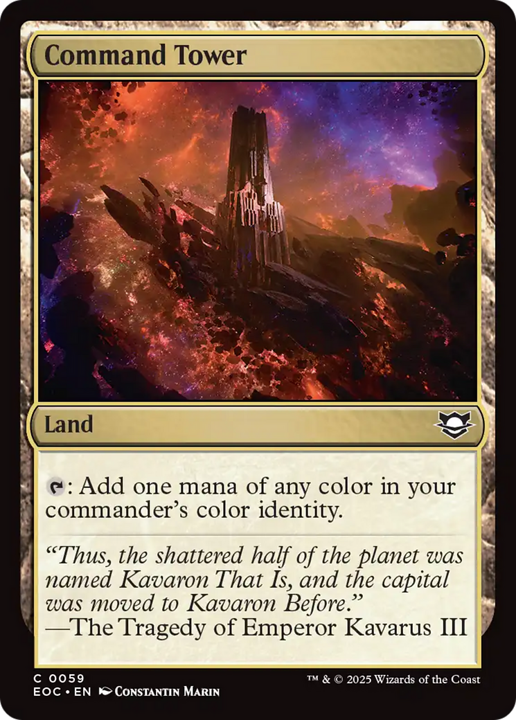Command Tower [Edge of Eternities Commander] | Impulse Games and Hobbies