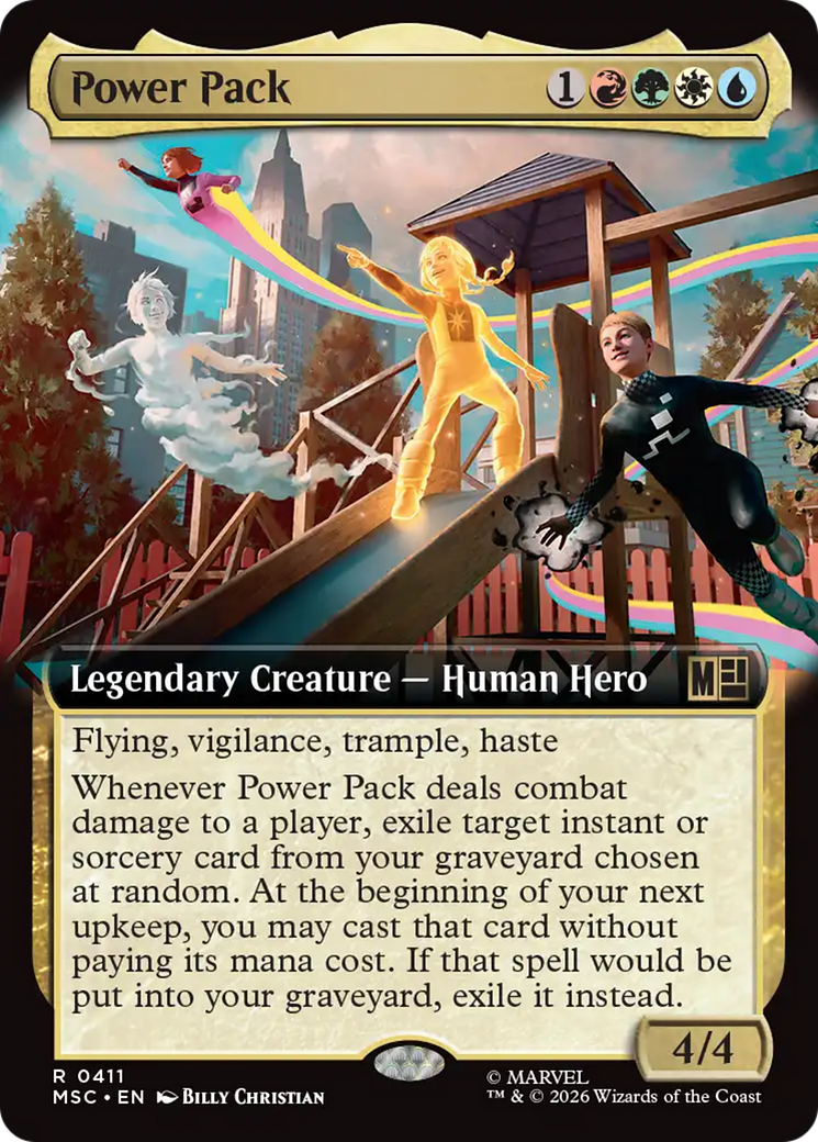 Power Pack (Extended Art) [Marvel Super Heroes Commander] | Impulse Games and Hobbies