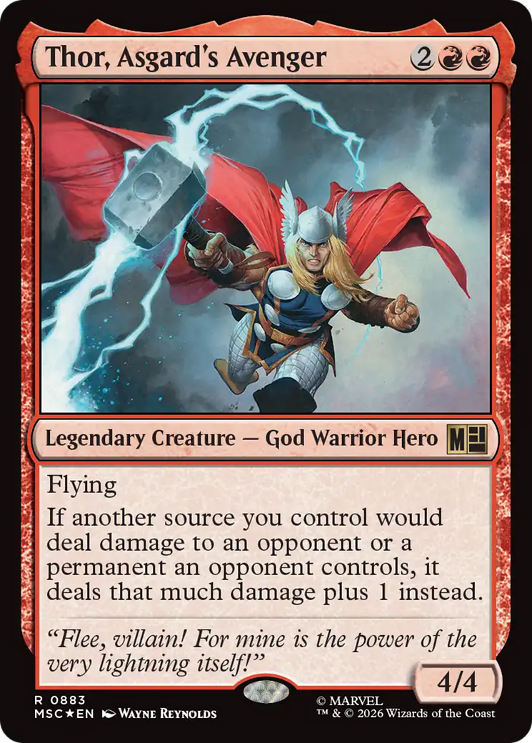 Thor, Asgard's Avenger (Surge Foil) [Marvel Super Heroes Commander] | Impulse Games and Hobbies