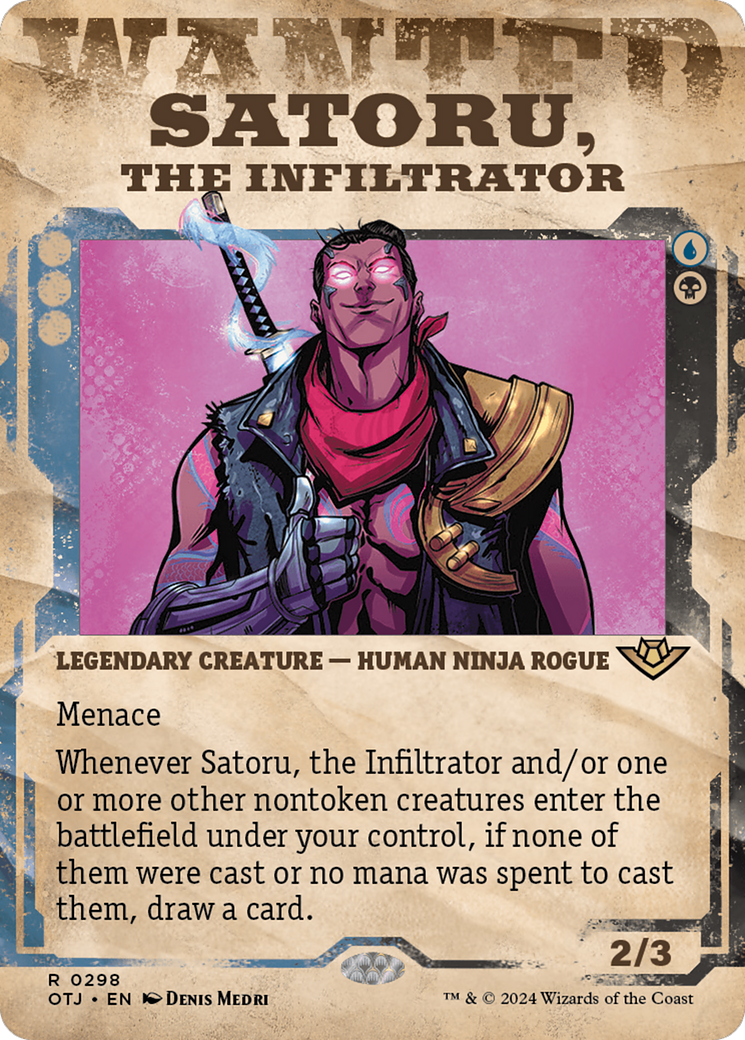 Satoru, the Infiltrator (Showcase) [Outlaws of Thunder Junction] | Impulse Games and Hobbies