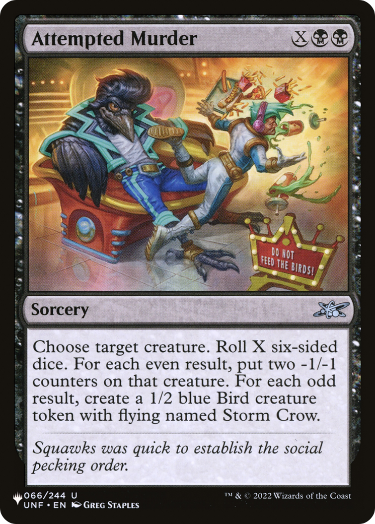 Attempted Murder [The List] | Impulse Games and Hobbies